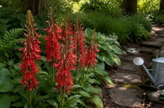 Как вырастить лобстер (Lobelia cardinalis) в полутени: пошаговый гид для садовника